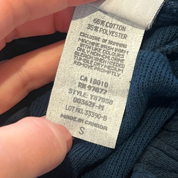 Vintage Knit Midi Skirt Teal Better Than Basic BTB by ACC Pull On Cotton Small - Picture 4 of 5